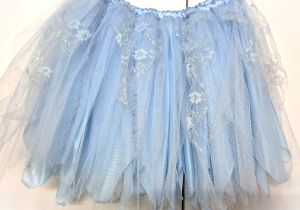 Kids Costumes to Hire - Baby Blue  Tulle & Lace Tutu Skirt - GIRL
